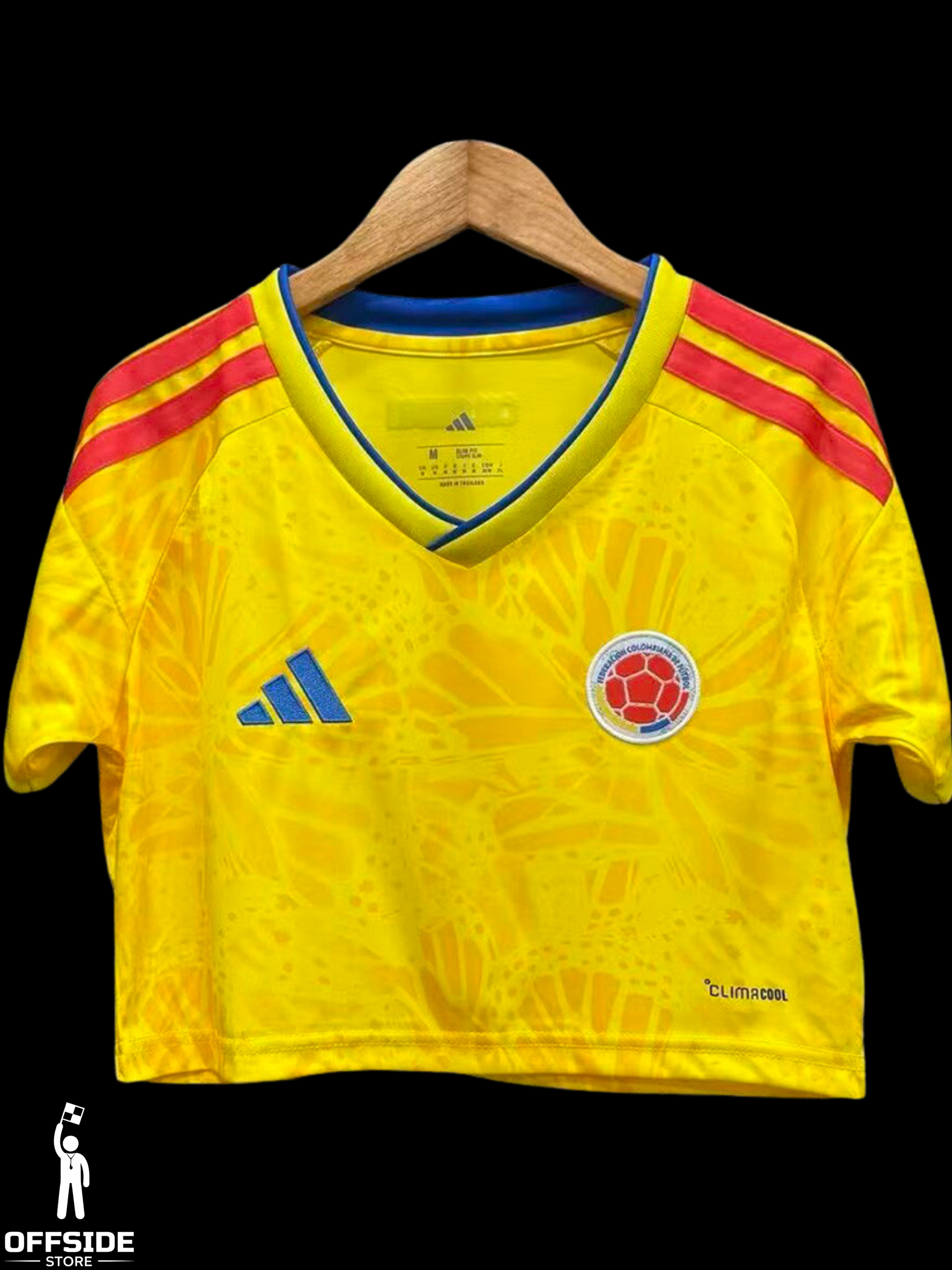 Selección Colombia local 2026 para mujer camiseta corta